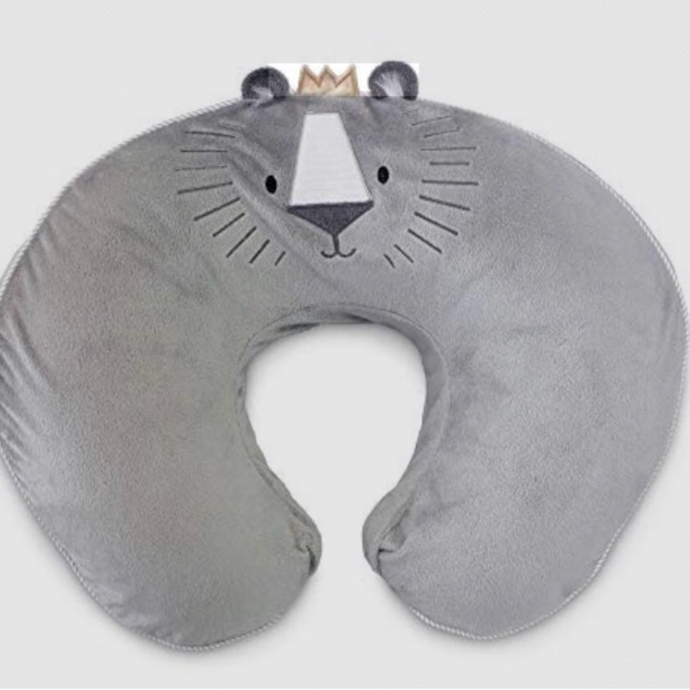 Boppy COVER Gray Royal Lion Nursing Breastfeeding No Pillow Included
